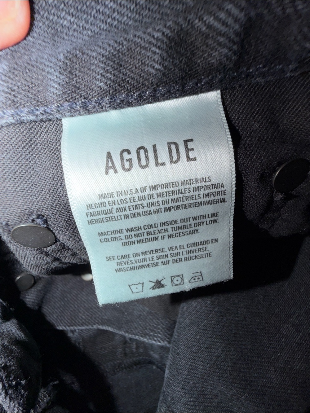 AGOLDE Lana Vintage Straight Disorder Jean Size 25 - Picture 9 of 10
